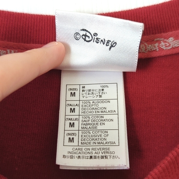 Walt Disney World Y2K Vintage 100 Years Of Magic Short Sleeve Crewneck T-shirt M - Picture 5 of 12